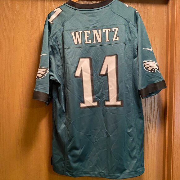 Nike On Field Carson Wentz Philadelphia Eagles #11 Jersey Men’s Size L NFL - Picture 4 of 4